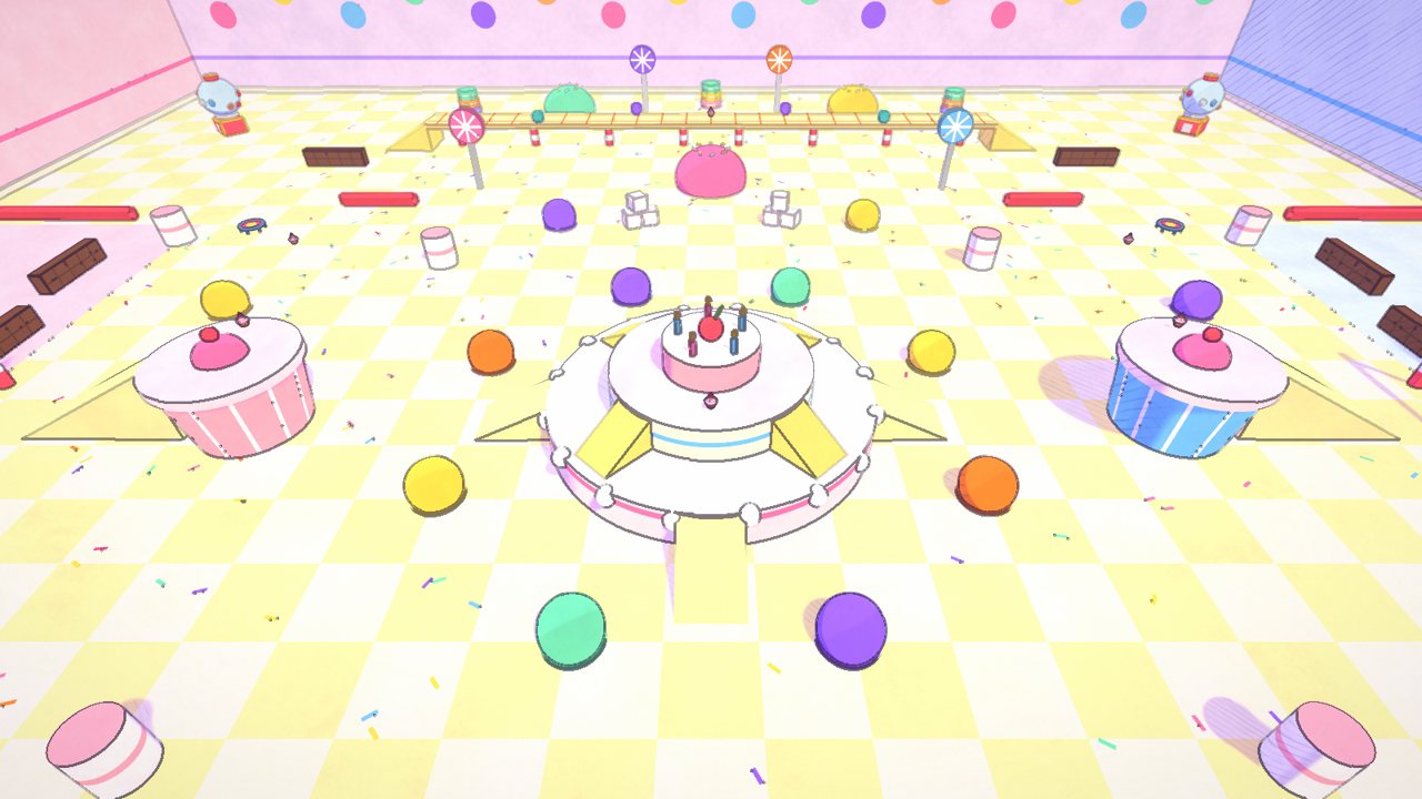 Map Candy Clash dari atas